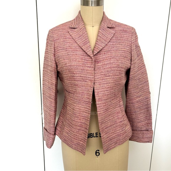 Jones New York Petite Tweed Blazer Jacket - Picture 1 of 10